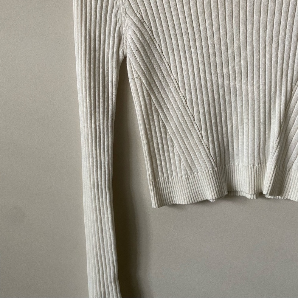 Lizard Thicket White Turtleneck - image 4